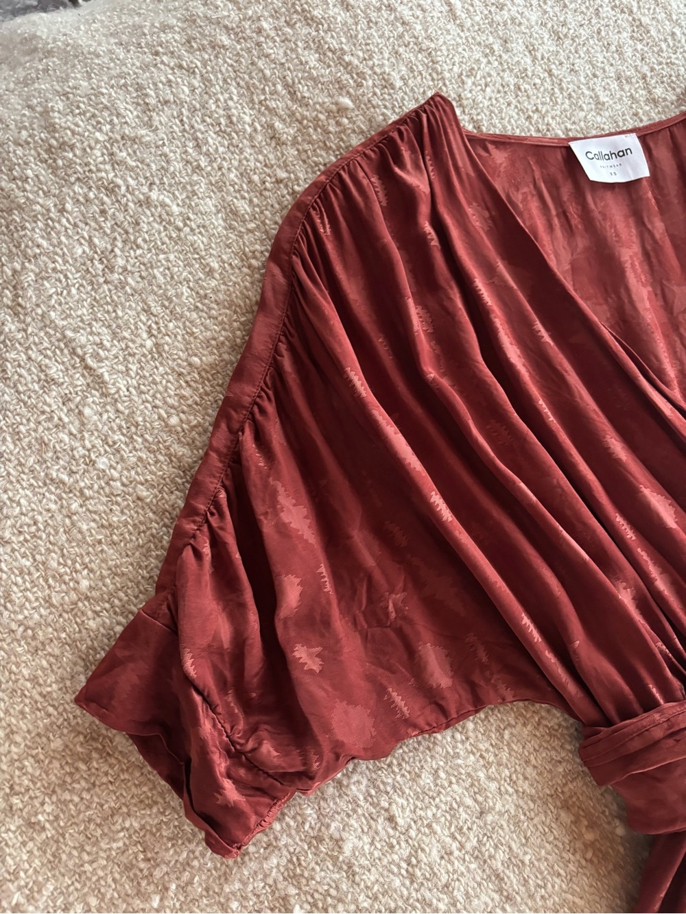 “Silk” Kimono Wrap Dress - Picture 5 of 12